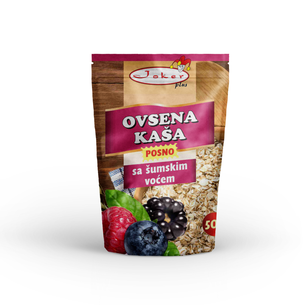 Posna ovsena kaša sa ŠUMSKIM VOĆEM